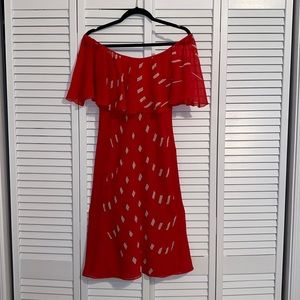 Armani Silk Flutter Top Dress